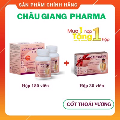 Cốt Thoái Vương 180 viên (Mua 01 hộp lớn tặng 01 hộp 30 viên)